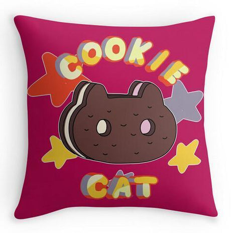 Cookie Cat Pillow